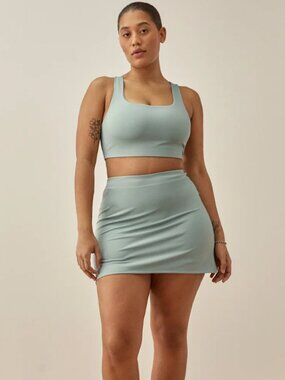 Reformation Ecomove Set (Gwen Bra + Riley Skirt)